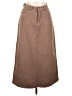 Assorted Brands Solid Brown Casual Skirt Size L - photo 1
