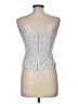 Spiegel Silver Sleeveless Blouse Size 6 - photo 2