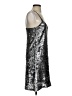 Ela Metallic Silver Cocktail Dress Size 6 - photo 4