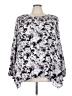 Jennifer Lopez Silver Long Sleeve Blouse Size 3X - photo 1