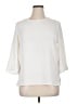 Mango 100% Polyester Ivory 3/4 Sleeve Blouse Size XL - photo 1