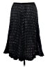 DKNY 100% Silk Polka Dots Black Silk Skirt Size 6 (petite) - photo 1