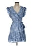Bloomingdale's Blue Cocktail Dress Size S - photo 1