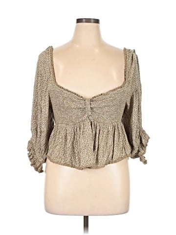 Free People 3/4 Sleeve Blouse (view 1)