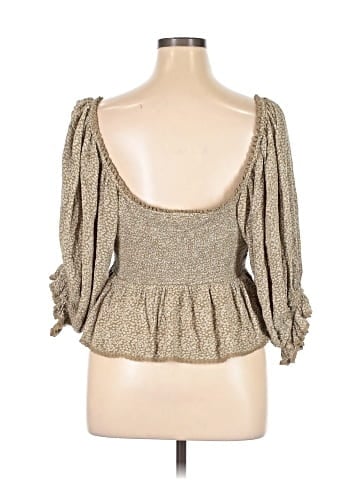 Free People 3/4 Sleeve Blouse (view 2)