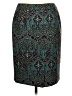 Talbots Paisley Teal Formal Skirt Size 10 Petite - photo 2