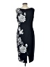 Maya Brooke Graphic Black Cocktail Dress Size 10 - photo 2