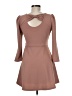Assorted Brands Solid Tan Casual Dress Size M - photo 2