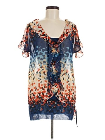 Kensie Short Sleeve Blouse (view 1)