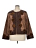 DG^2 by Diane Gilman 100% Polyester Paisley Brown Jacket Size XL (estimated) - photo 1