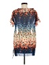 Kensie 100% Polyester Blue Short Sleeve Blouse Size M - photo 2