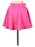 Made By Johnny Solid Pink Casual Skirt Size L - photo 2