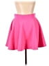 Made By Johnny Solid Pink Casual Skirt Size L - photo 1