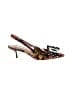 Betsey Johnson Floral Red Heels Size 8 1/2 - photo 1