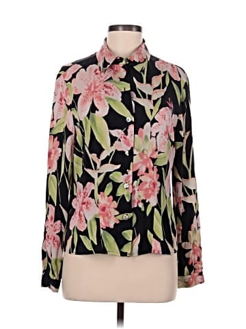 Tommy Bahama Long Sleeve Silk Top (view 1)