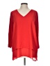 MICHAEL Michael Kors 100% Polyester Red 3/4 Sleeve Blouse Size L - photo 1