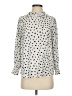Maison d' Amelie 100% Polyester Polka Dots Ivory Long Sleeve Blouse Size S - photo 1