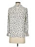 Maison d' Amelie 100% Polyester Polka Dots Ivory Long Sleeve Blouse Size S - photo 2