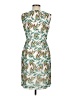 East5th 100% Polyester Paisley Teal Cocktail Dress Size 6 - photo 2