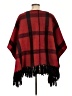 Lauren Jeans Co. Plaid Red Poncho Size Lg - XL - photo 2