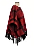 Lauren Jeans Co. Plaid Red Poncho Size Lg - XL - photo 4