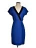 J.Crew 100% Rayon Color Block Blue Cocktail Dress Size 0 - photo 1