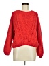 Jun & Ivy 100% Polyester Red Long Sleeve Top Size M - photo 1
