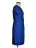 J.Crew 100% Rayon Color Block Blue Cocktail Dress Size 0 - photo 4