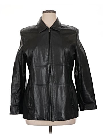 Kenneth Cole REACTION Leather Jacket (view 1)