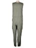 Miss Posh 100% Rayon Solid Green Jumpsuit Size L - photo 2