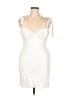 Topshop White Cocktail Dress Size 14 - photo 1