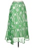 Live 4 Truth 100% Polyester Graphic Green Casual Skirt Size M - photo 1