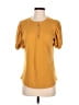Unbranded Gold Short Sleeve Henley Size M - photo 1