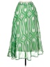 Live 4 Truth 100% Polyester Graphic Green Casual Skirt Size M - photo 2