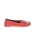 Tory Burch 100% Leather Orange Red Flats Size 7 - photo 1