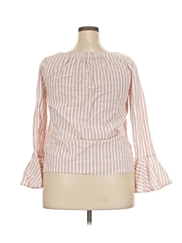 No Comment 3/4 Sleeve Blouse (view 2)