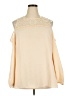 City Chic 100% Polyester Ivory Long Sleeve Blouse Size 18 Plus (M) - photo 1