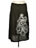 Bongo Graphic Gray Casual Skirt Size XL - photo 1