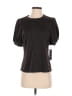 Haute Monde Brown Short Sleeve Top Size M - photo 1