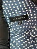 Pleione 100% Polyester Houndstooth Blue Long Sleeve Blouse Size M - photo 7