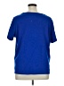 Quacker Factory Stars Blue Short Sleeve Top Size 1X - photo 2