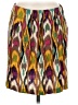 CAbi 100% Rayon Print Multi Color Brown Casual Skirt Size M - photo 1