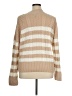 Tahari 100% Cotton Stripes Tan Pullover Sweater Size XL - photo 2