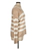 Tahari 100% Cotton Stripes Tan Pullover Sweater Size XL - photo 4