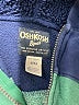 OshKosh B'gosh Color Block Blue Zip Up Hoodie Size 5 - photo 3