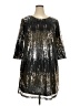 Cato 100% Polyester Metallic Silver Cocktail Dress Size 18-20W - photo 1
