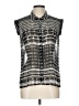 Trouve 100% Polyester Black Sleeveless Blouse Size L - photo 1