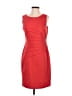 Ivanka Trump Solid Red Cocktail Dress Size 8 - photo 1