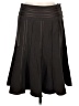 Renuar Solid Black Formal Skirt Size 6 - photo 1