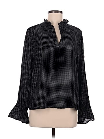 Elizabeth and James Long Sleeve Blouse (view 1)